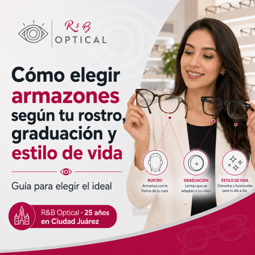 Cómo Elegir Armazones Según tu Rostro, Graduación y Estilo